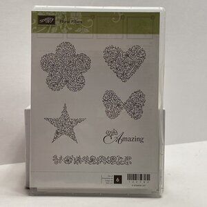 Stampin Up Floral Fillers Rubber Stamps Set of 6 #122782 Stampin’ Stamping